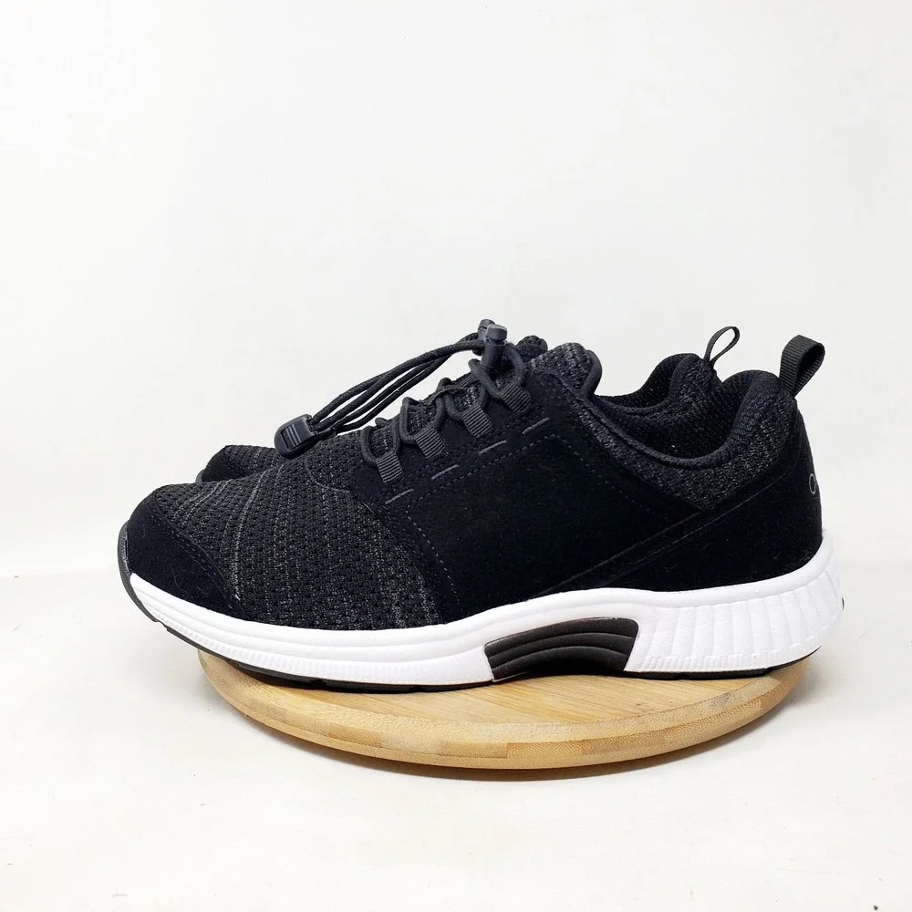 Orthofeet Francis Shoes Womens 8 D WIDE Black No Tie Comfort Sneaker 849 - Picture 7 of 13